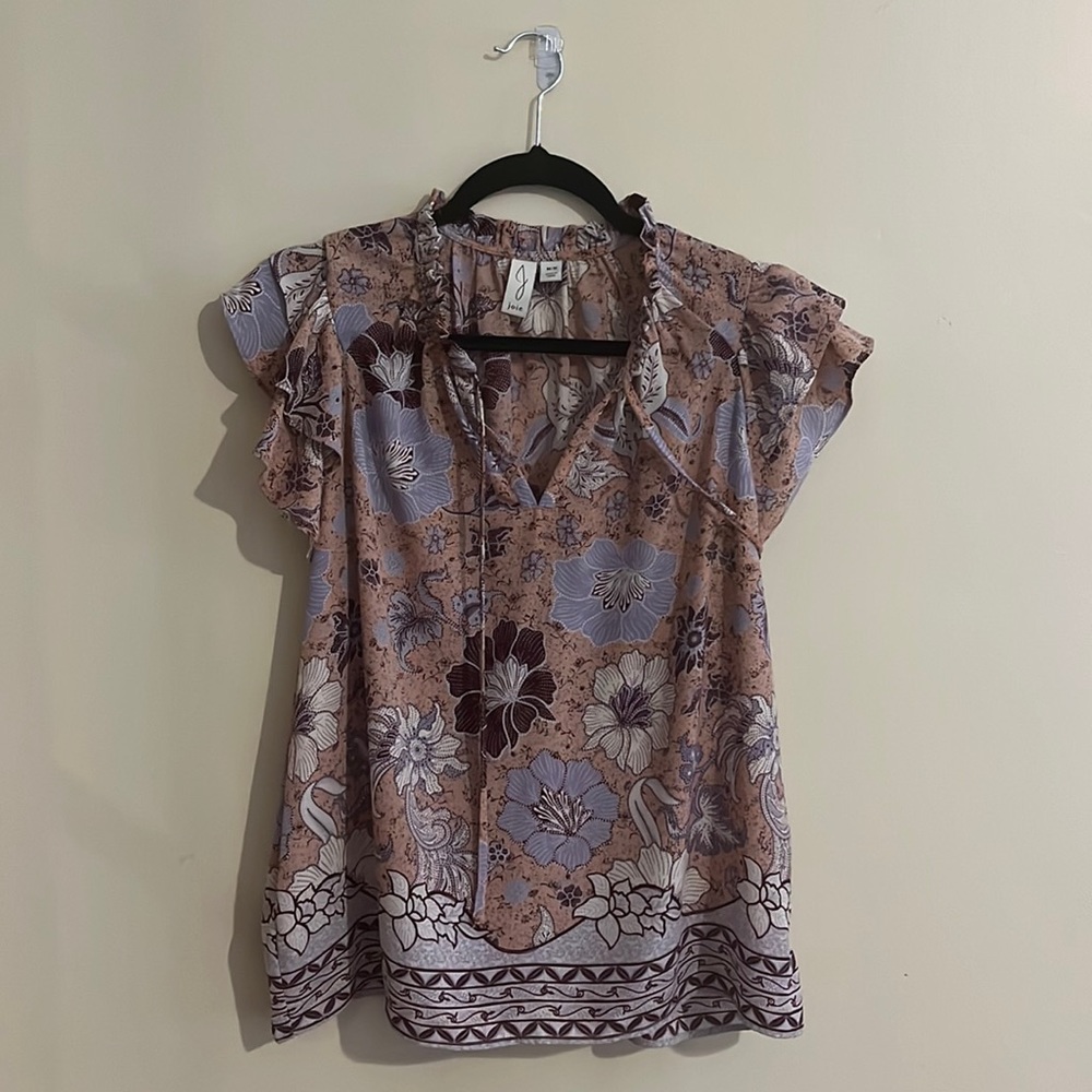 Joie Floral Print Blouse